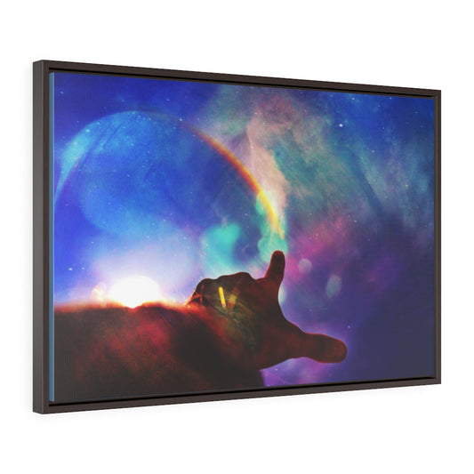 The Story of Our Existence • Horizontal Framed Premium Gallery Wrap Canvas