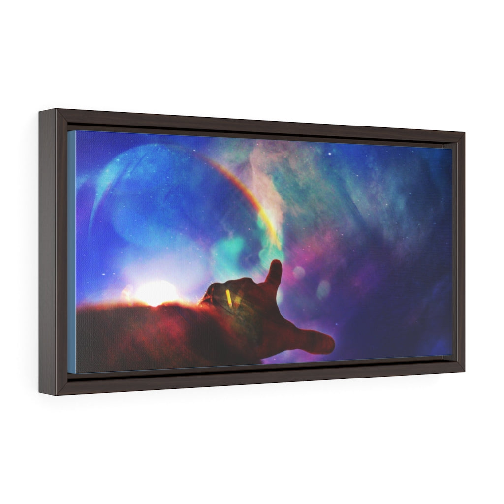 The Story of Our Existence • Horizontal Framed Premium Gallery Wrap Canvas