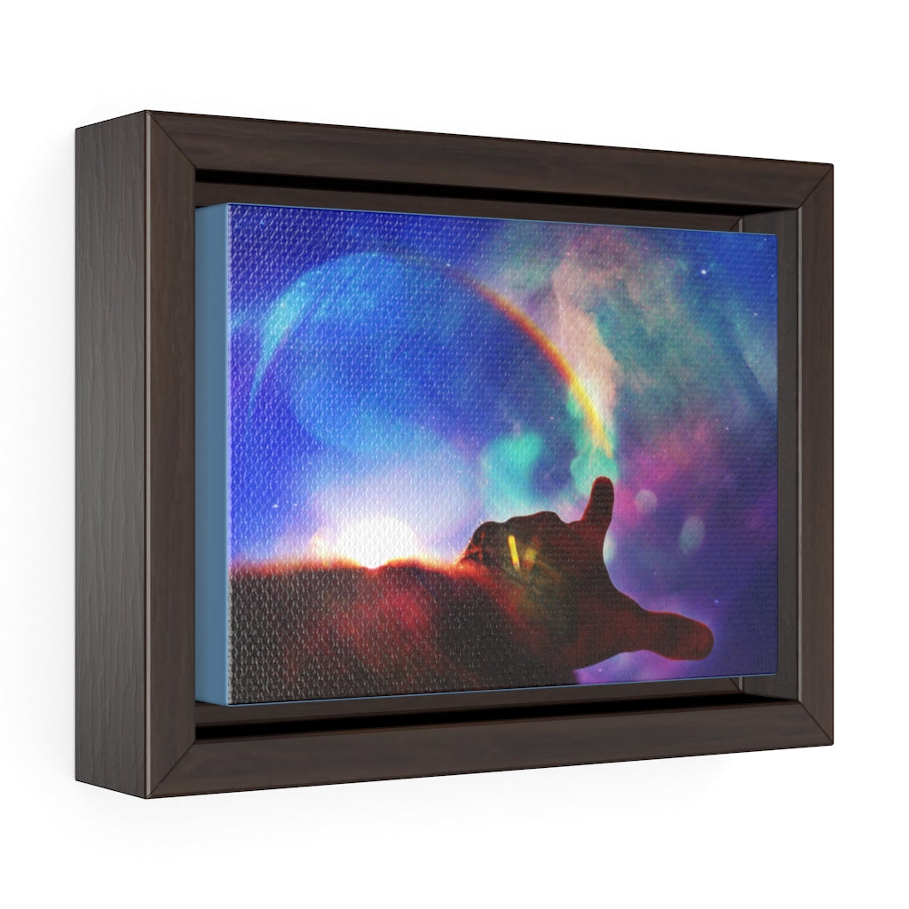 The Story of Our Existence • Horizontal Framed Premium Gallery Wrap Canvas