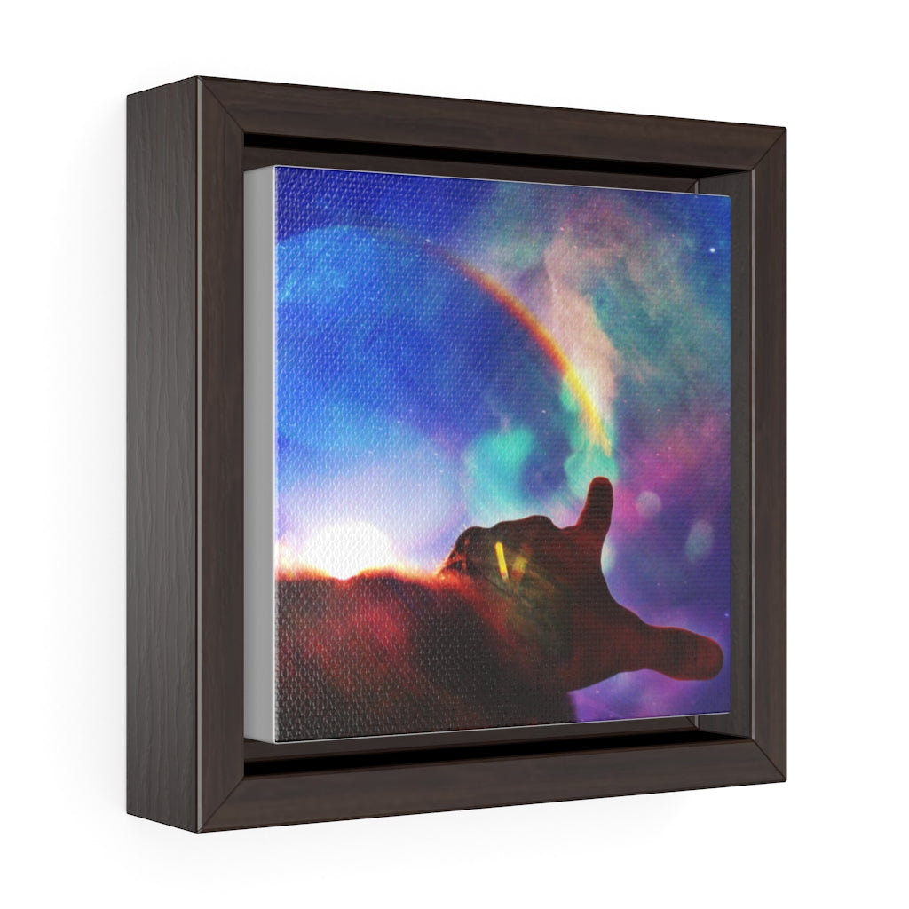 The Story of Our Existence • Square Framed Premium Gallery Wrap Canvas