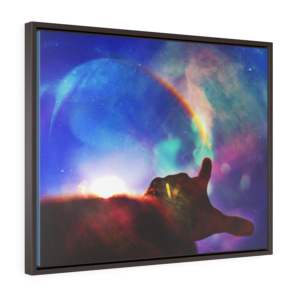 The Story of Our Existence • Horizontal Framed Premium Gallery Wrap Canvas