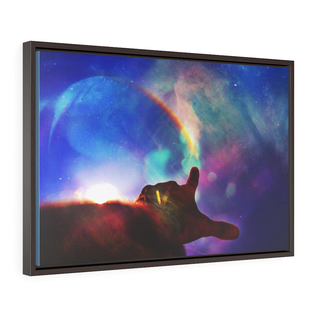 The Story of Our Existence • Horizontal Framed Premium Gallery Wrap Canvas