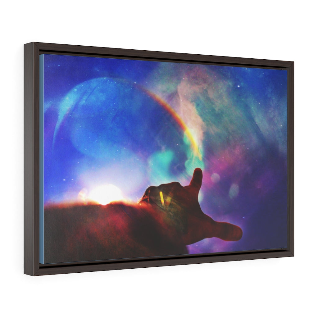 The Story of Our Existence • Horizontal Framed Premium Gallery Wrap Canvas