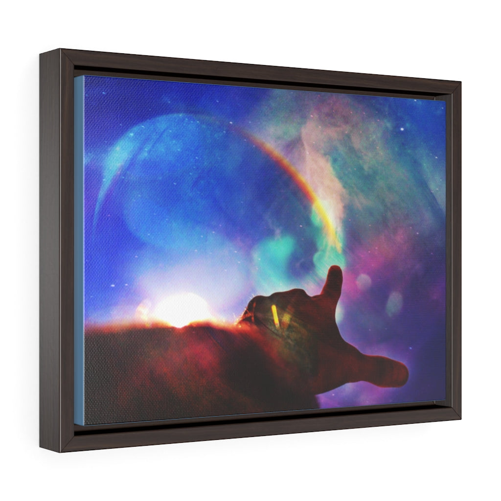 The Story of Our Existence • Horizontal Framed Premium Gallery Wrap Canvas