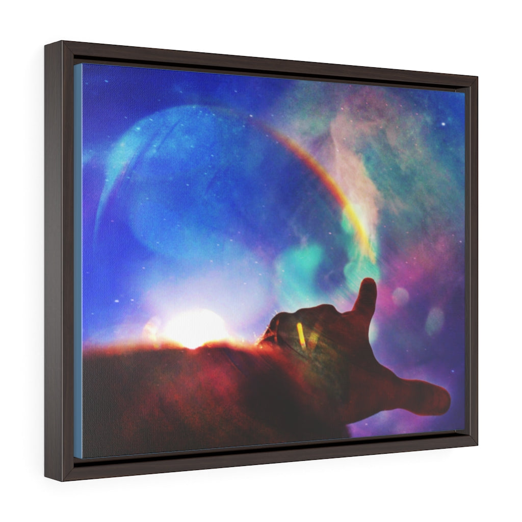 The Story of Our Existence • Horizontal Framed Premium Gallery Wrap Canvas